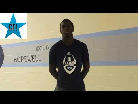 CFI Interview - WR Julian Gray - Hopewell Titans