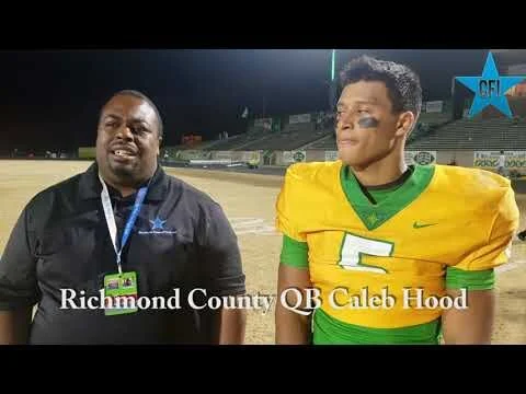 Postgame Interview Richmond County QB Caleb Hood