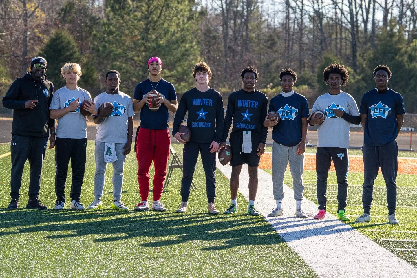 CFI Winter Showcase 
Top Quarterbacks

Landon Robinson - Clover
Brady Lowder - North Stanly
Chance Cato - Olympic
AJ McClain - Ashbrook
Aury Greenfield - JM Robinson 
Sidnee Westbrook Jr - North Meck
AJ Settles - AL Brown
Camden Stillwell - East Gast