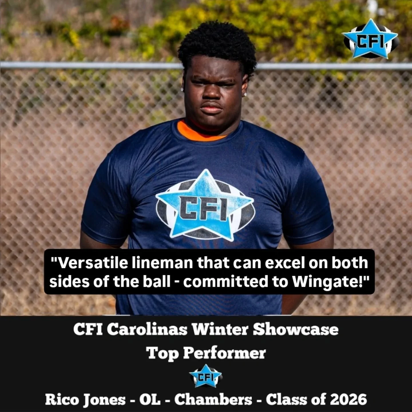 CFI Carolinas Winter Showcase Top Offensive Linemen
