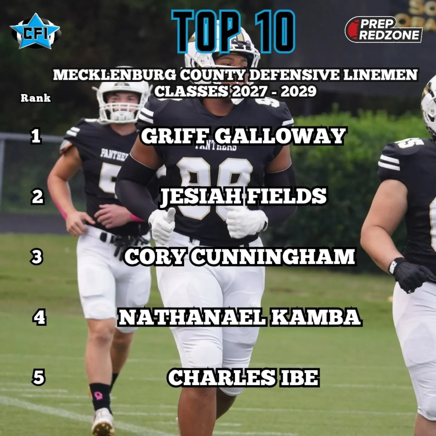 Top 10 Defensive Linemen in Mecklenburg County from Prep RedZone North Carolina and Charlotte Football Insiders - check link in our story for analysis