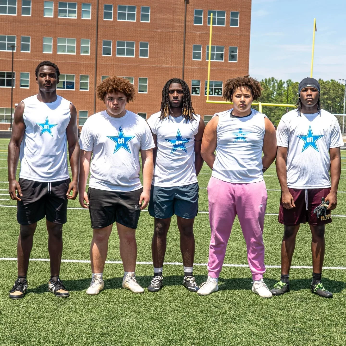 CFI Carolinas MEGA Showcase Top Defensive Linemen 

Bryss Blackshear - Berry

Duke Dow - JM Robinson 

Blake Hopkins - Parkwood

Christopher Holley - East Mecklenburg

Graysen Barringer - West Forsyth

Makai Henriquez - Weddington - MVP