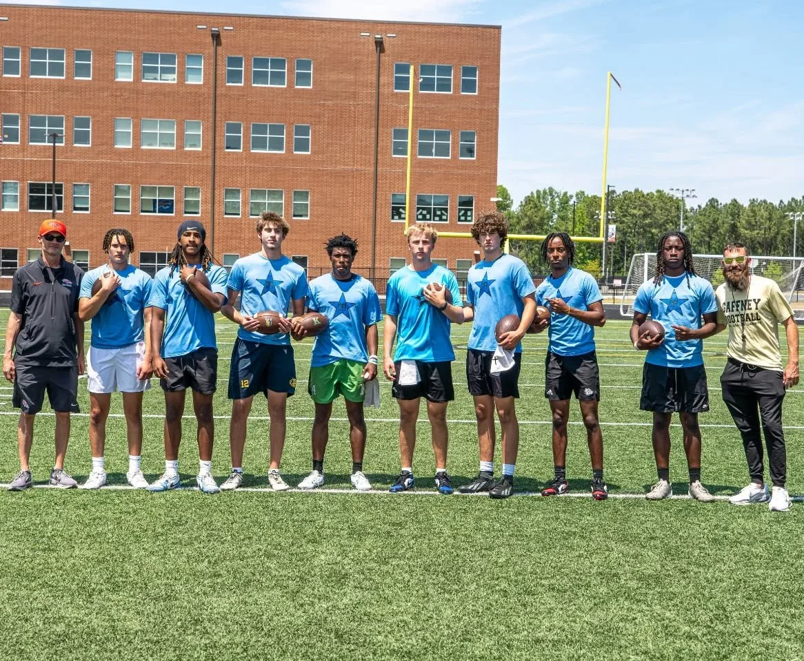 CFI Carolinas MEGA Showcase Top Quarterbacks

Cole Hough - MVP - Palisades

Hudson Irwin - NW Cabarrus 

Aiden Ford - Country Day

Jordan Jenkins - Kings Mountain 

Chase Sarver - South Iredell

Atodrick Settles - AL Brown

Jonah El-Amin - Jordan

Ty