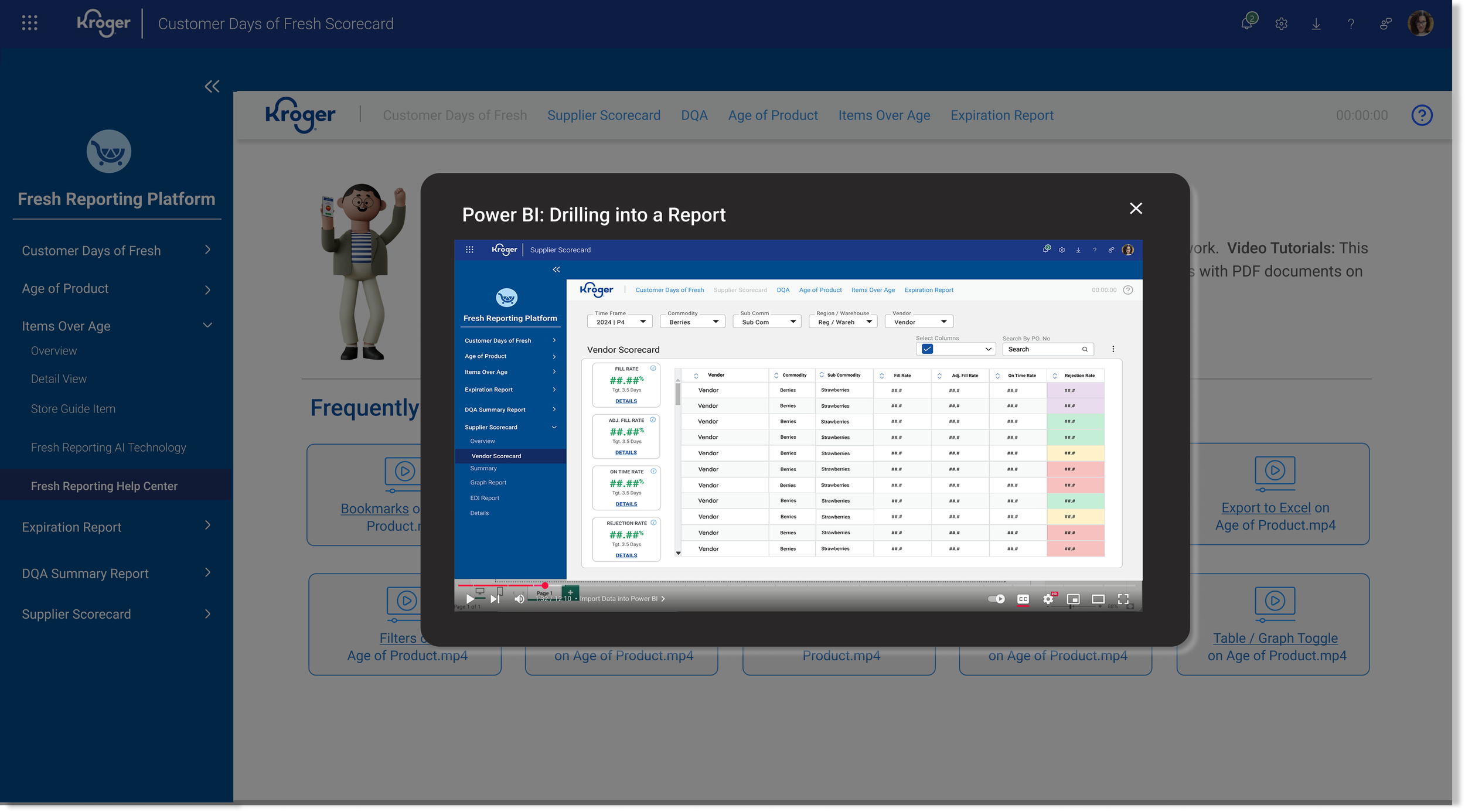 Kroger Grocery: B2B Web