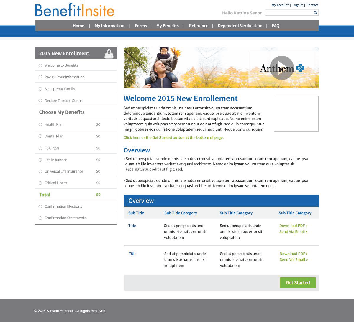 Winston Insurance Portal System