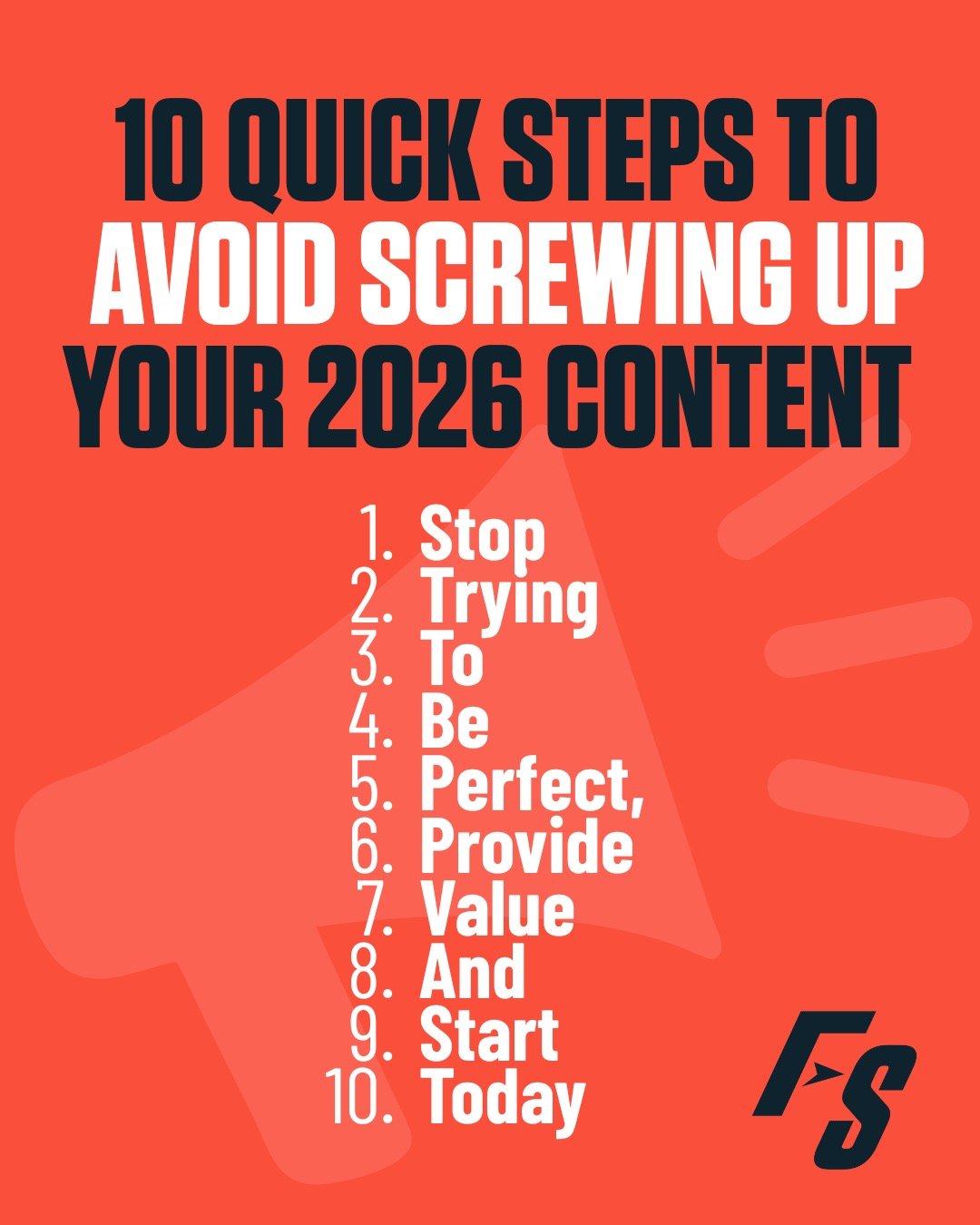 You can spend hours, days or even weeks coming up with the PERFECT content plan, and never actually creating one single piece of content.

But think about some of the brands you love: Do you follow them because their content is perfectly written or d