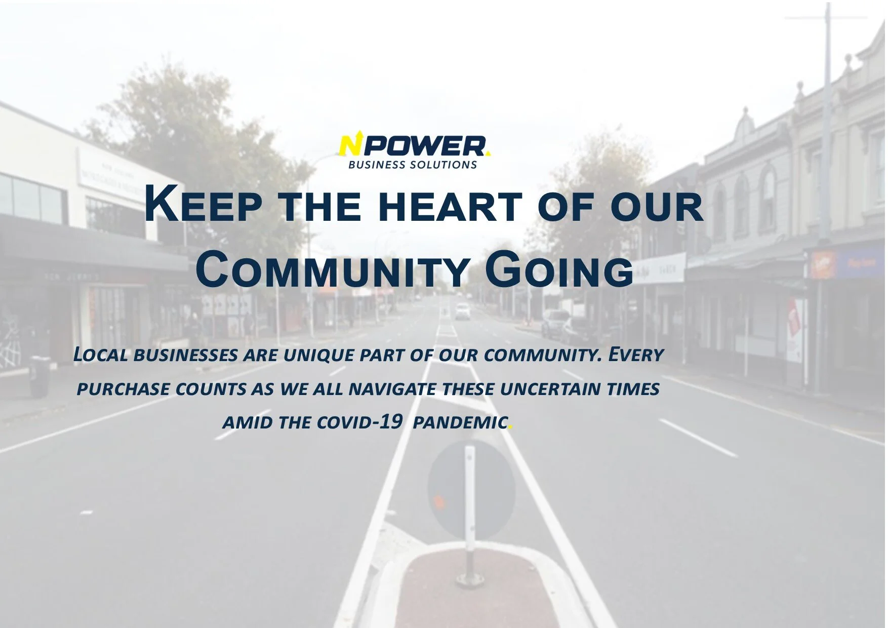 Keep The Heart Of Our Community Going