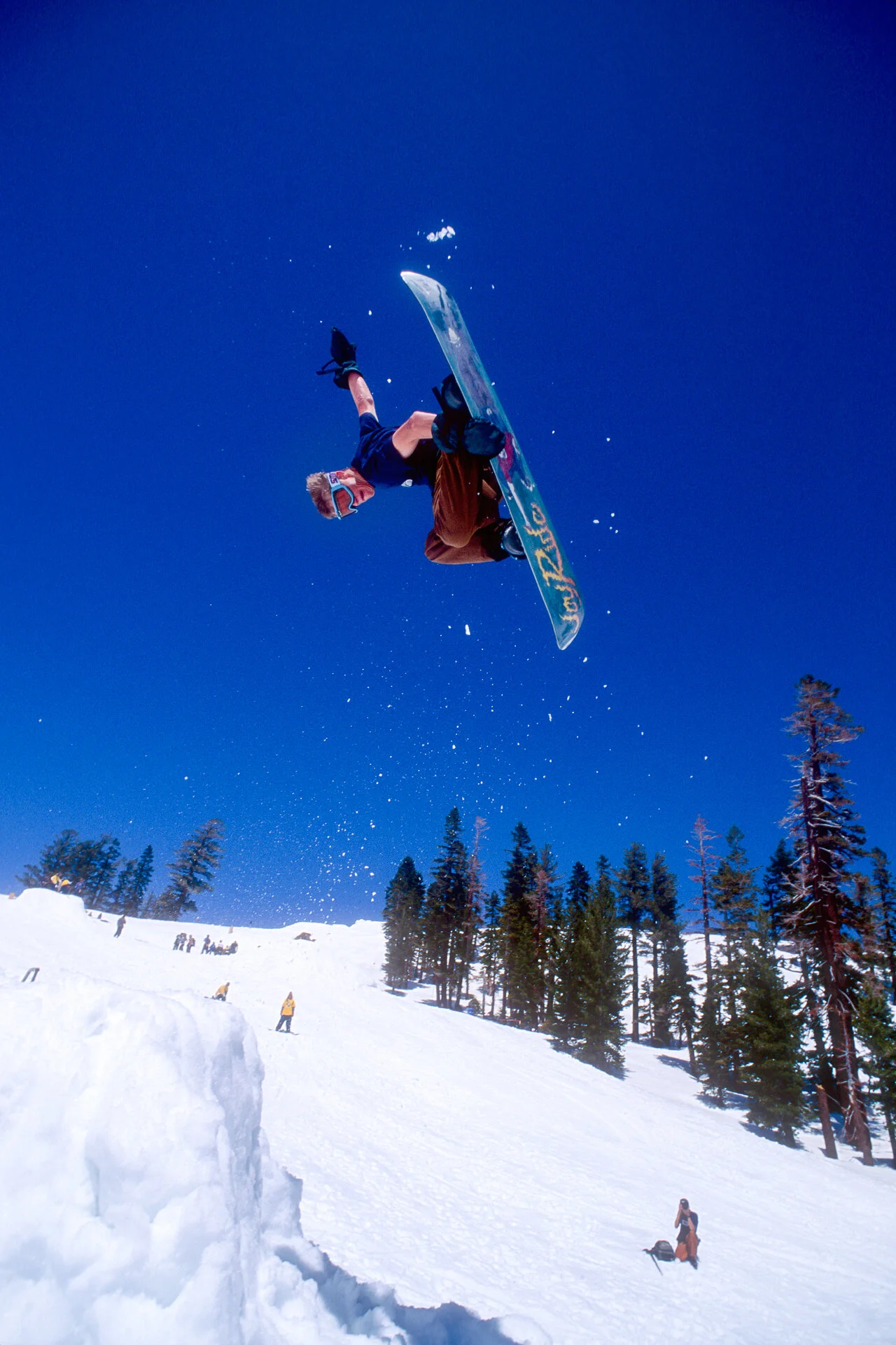Danny Way snowboarding at Squaw Valley, 1993.