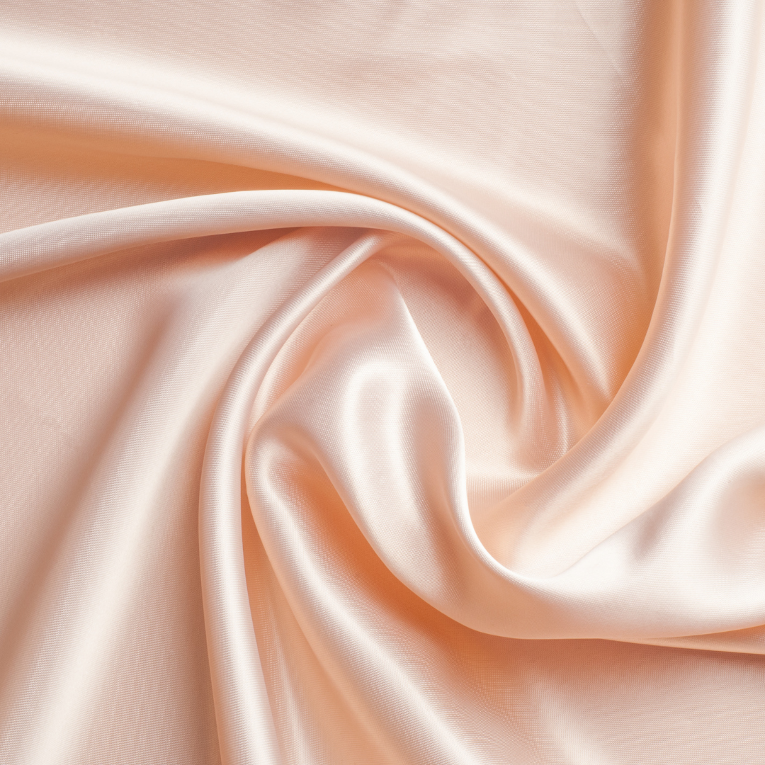 Light Peach 100% Pure Mulberry Silk Charmeuse Fabric, 19mm 44 Width  Pre-Cut Silk Fabric — NOCHKA