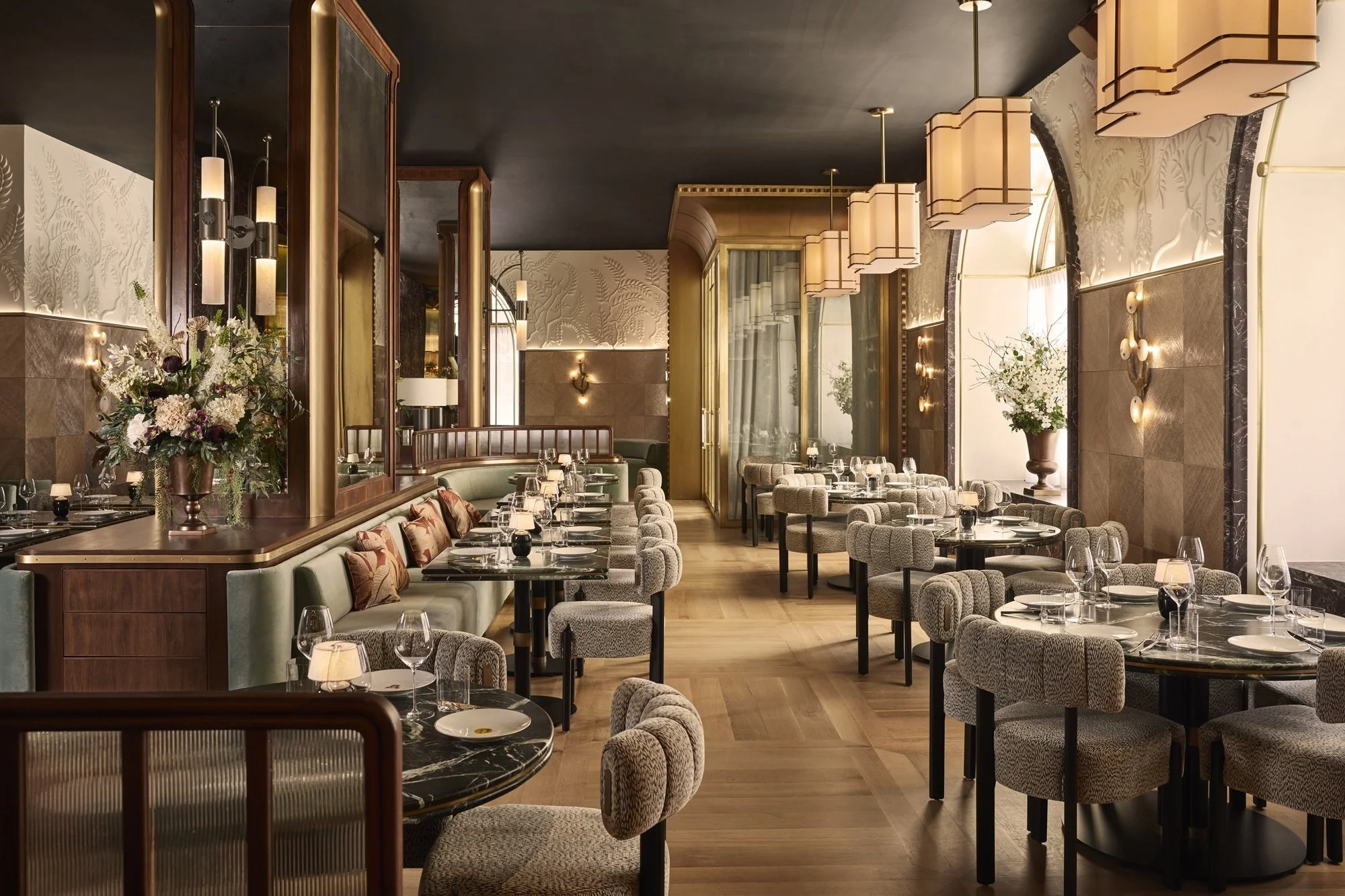 International Restaurant Beef Bar Opens with Custom Wood 1 SOUND