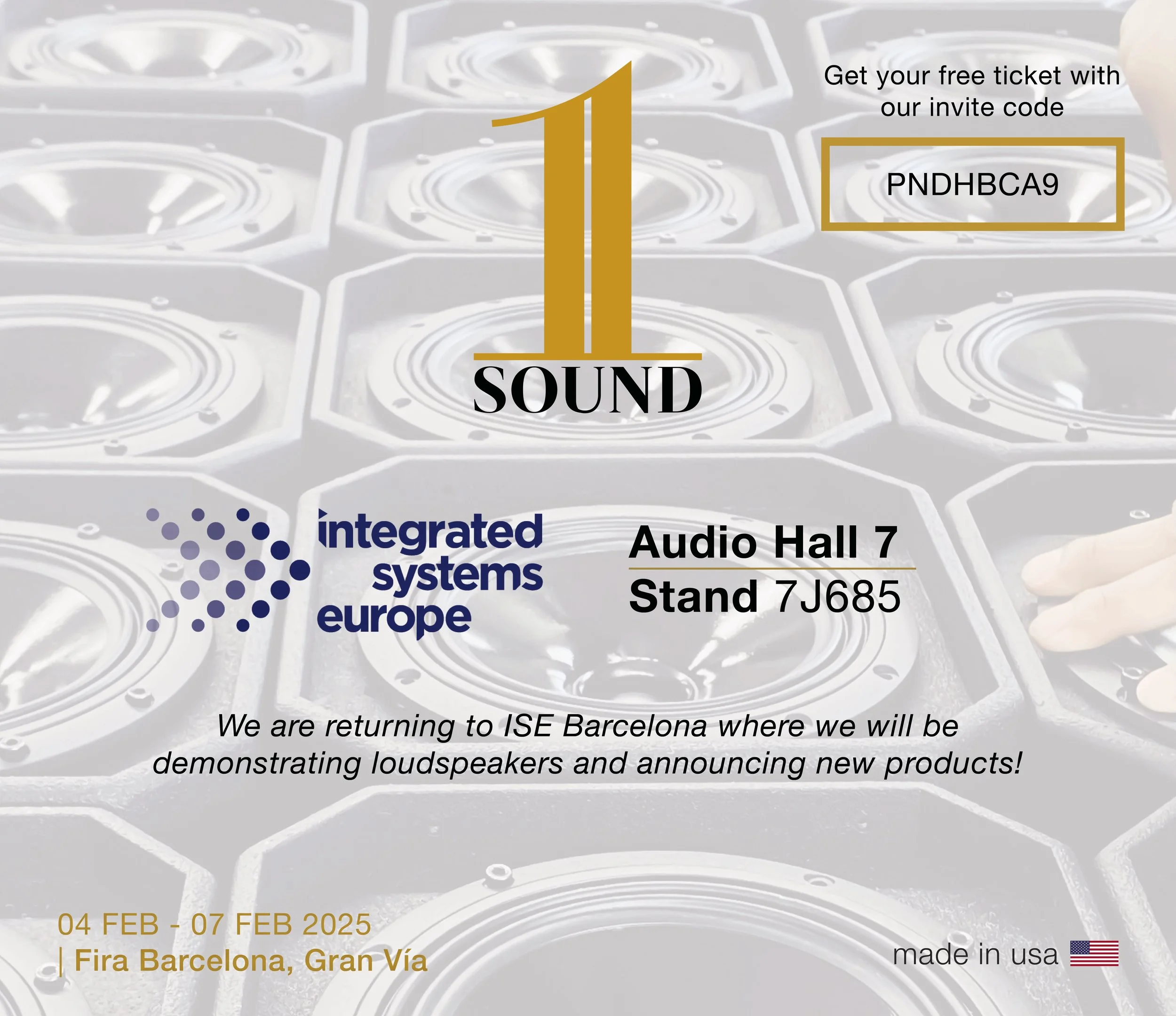 We are Exhibiting at ISE 2025 in Barcelona!