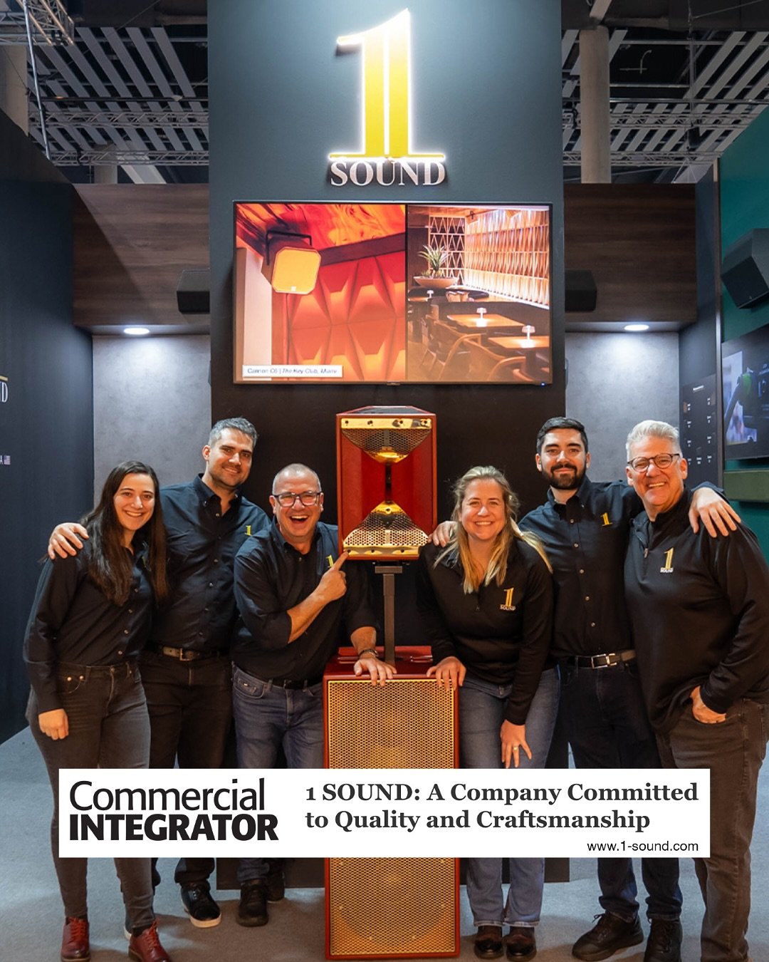 An inside look at the story behind 1 SOUND&ndash;

The latest Commercial Integrator feature dives into who we are&mdash;from Lou&rsquo;s design philosophy and the creation of the Level Series, to the hands-on relationships we build with integrators, 