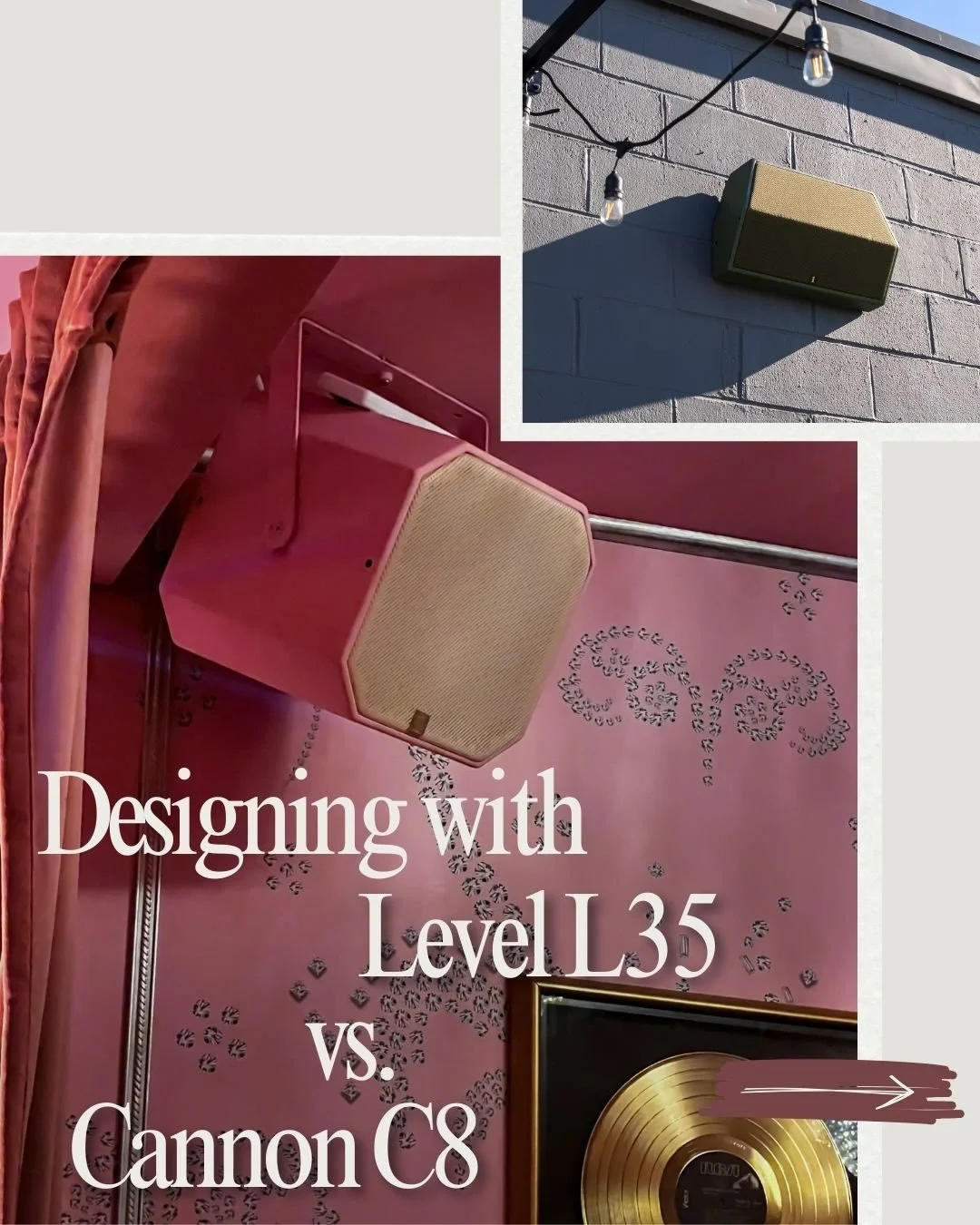 Here are a few tips to keep in mind when designing a distributed stereo audio system. 

Loudspeakers are tools&mdash;and while the Level L35 and Cannon C8 offer similar output, their unique behaviors can make all the difference in choosing the right 