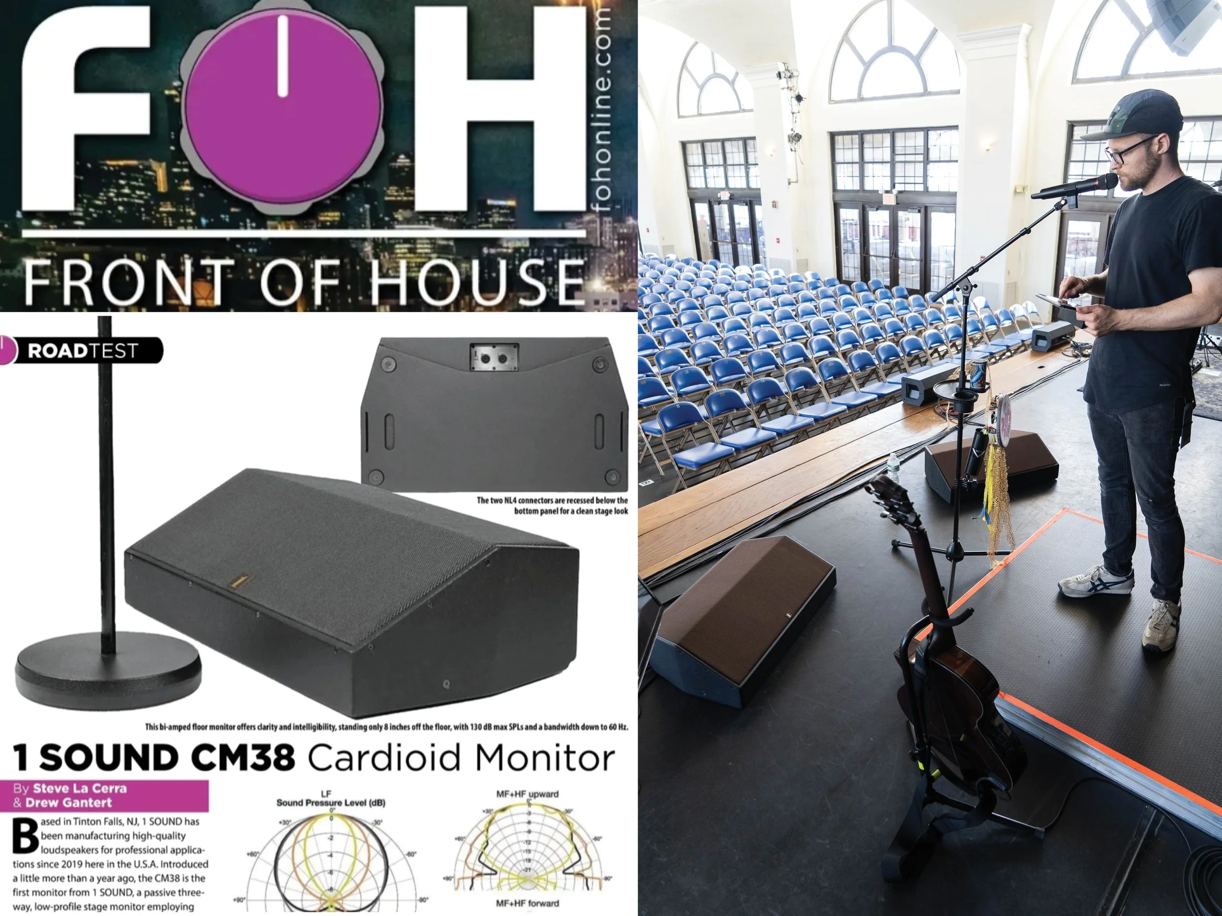 Jon Anderson &amp; the Band Geeks, Road Test: CM38 Monitors &amp; Contour System Stage Fill