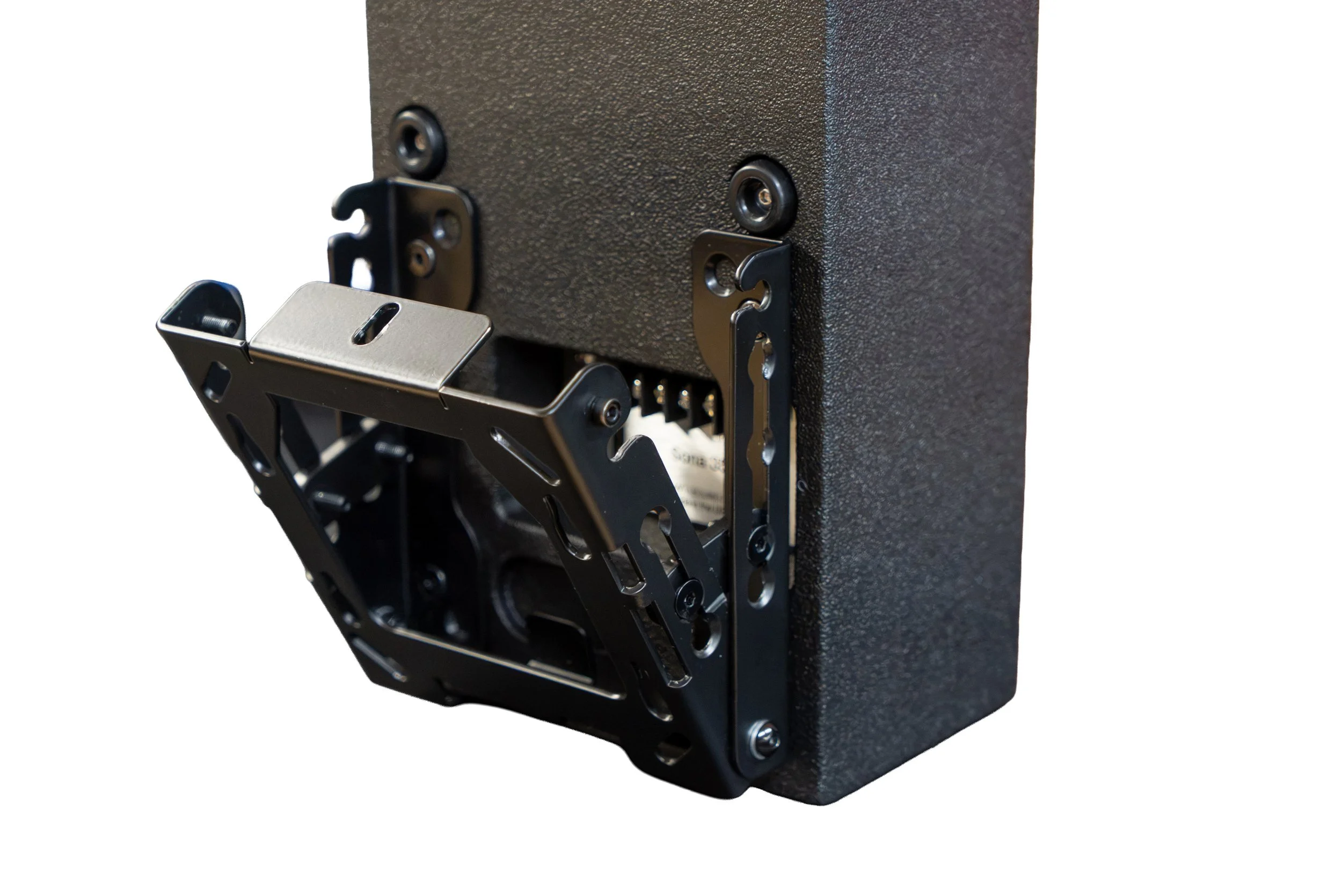 Sona Tilt Bracket attached to speaker