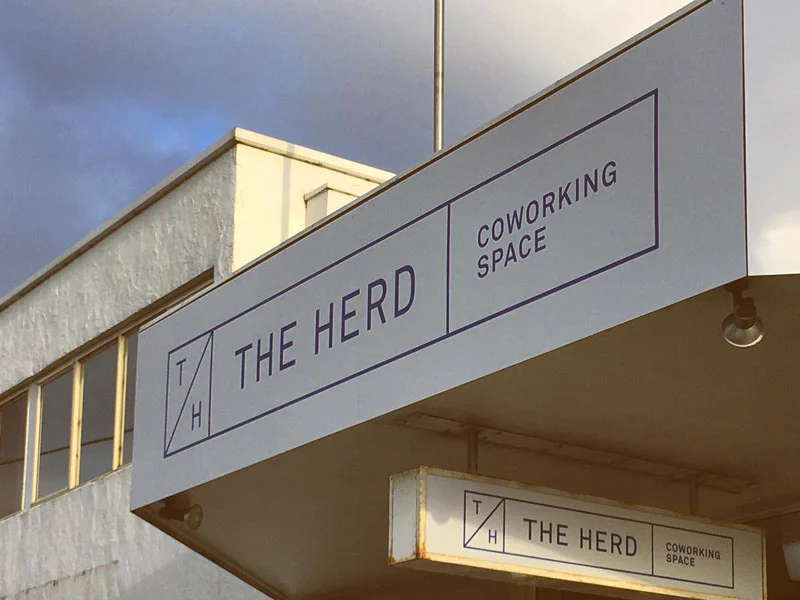 'The Herd Coworking offers formal and informal meeting space, hot-desks, and more permanent options for people aiming to move their business out of home.
