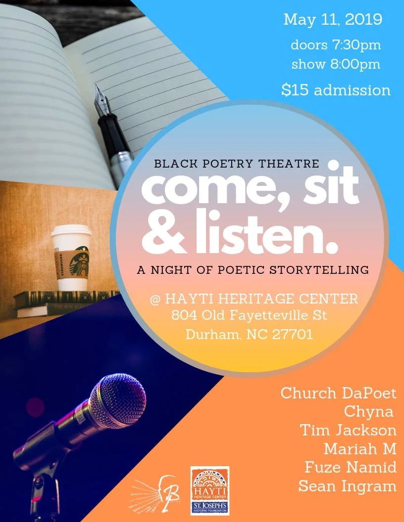 Come, Sit &amp; Listen