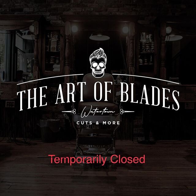 Dear Patrons, 
In the wake of the current COVID-19 epidemic, we are committed to the health and safety of our clients and barbers. 
We regret to inform you that The Art of Blades Barbershop will temporarily close until further notice. 
We are hoping 