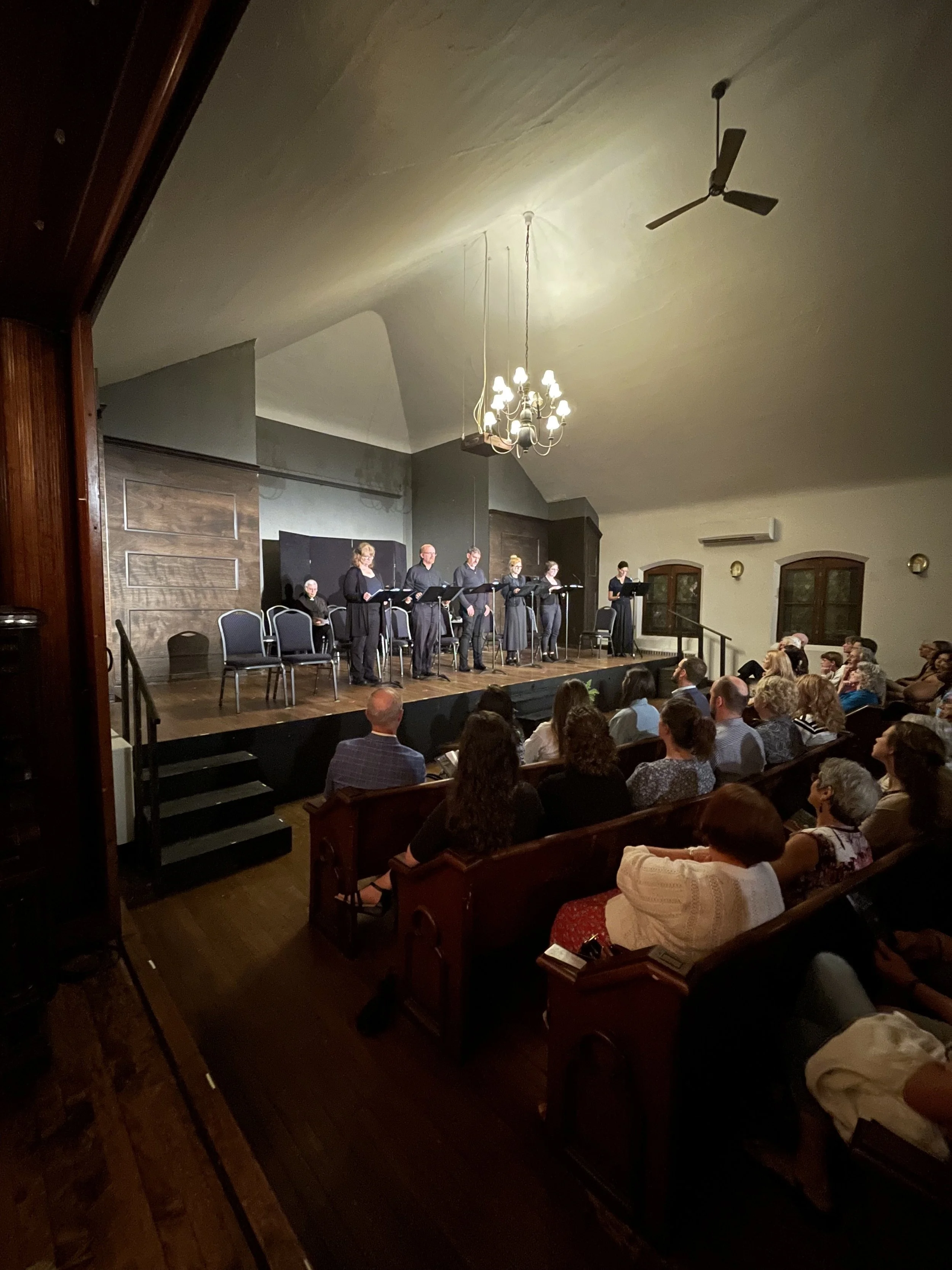 The cast performing Home by Fleur Alys Dobbins