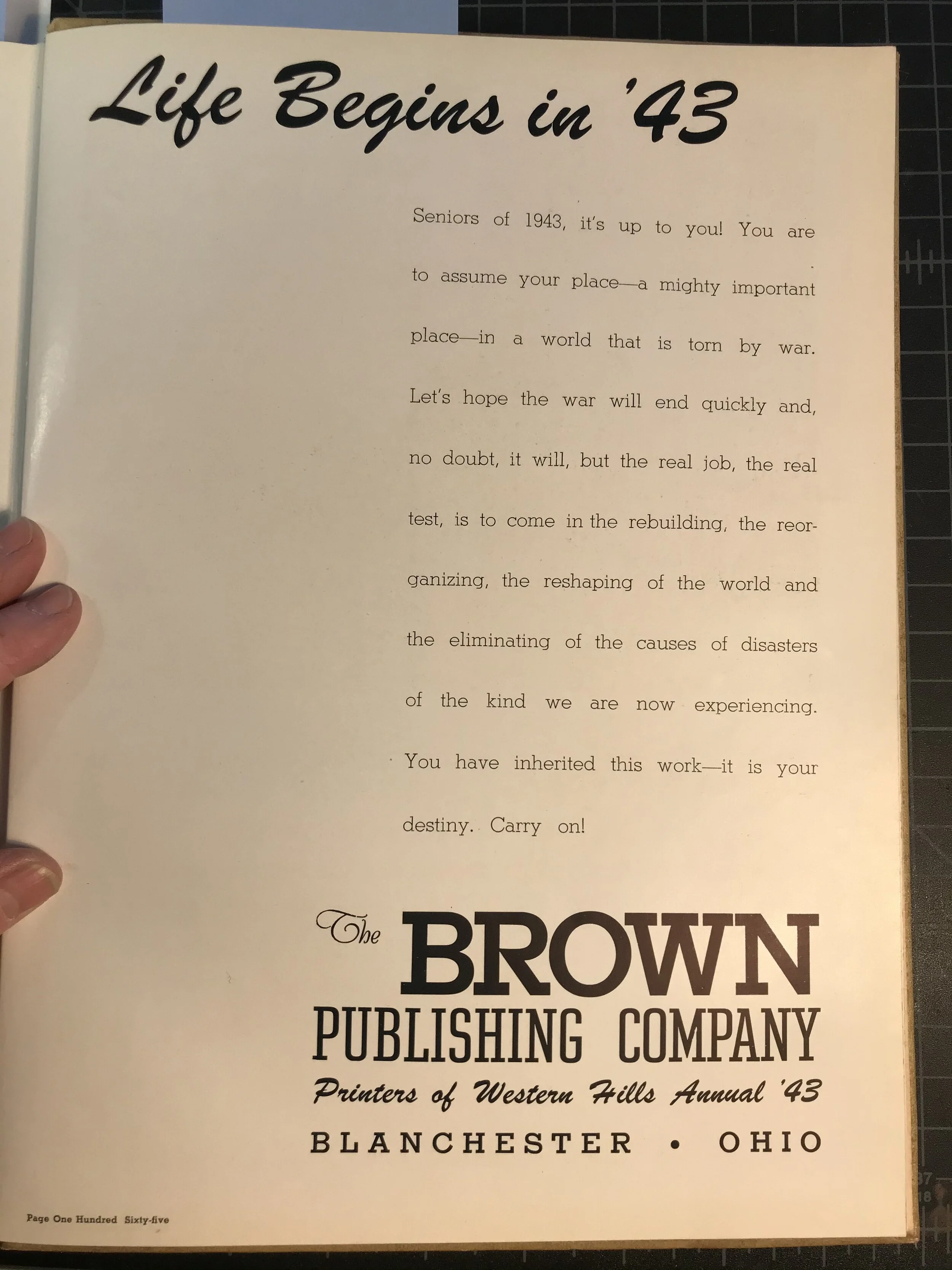  Brown Publishing did the printing 