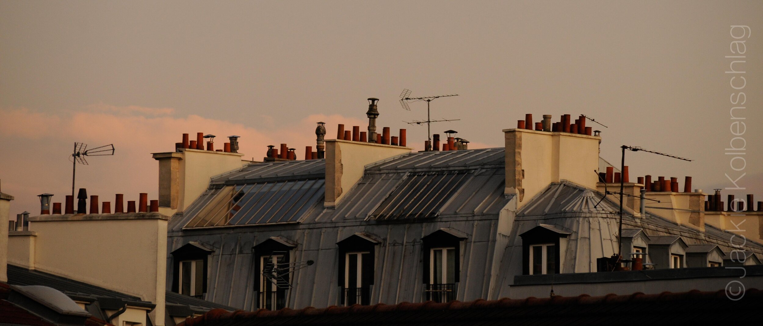 Pink rooftops