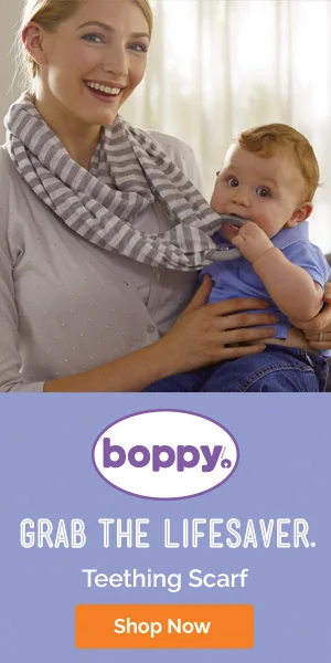 300x600 Infinity Teething Scarf digital ad