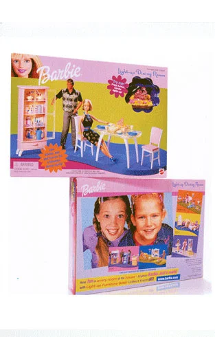 Barbie furniture packaging