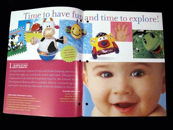 The Learning Curve catalog interior spreads