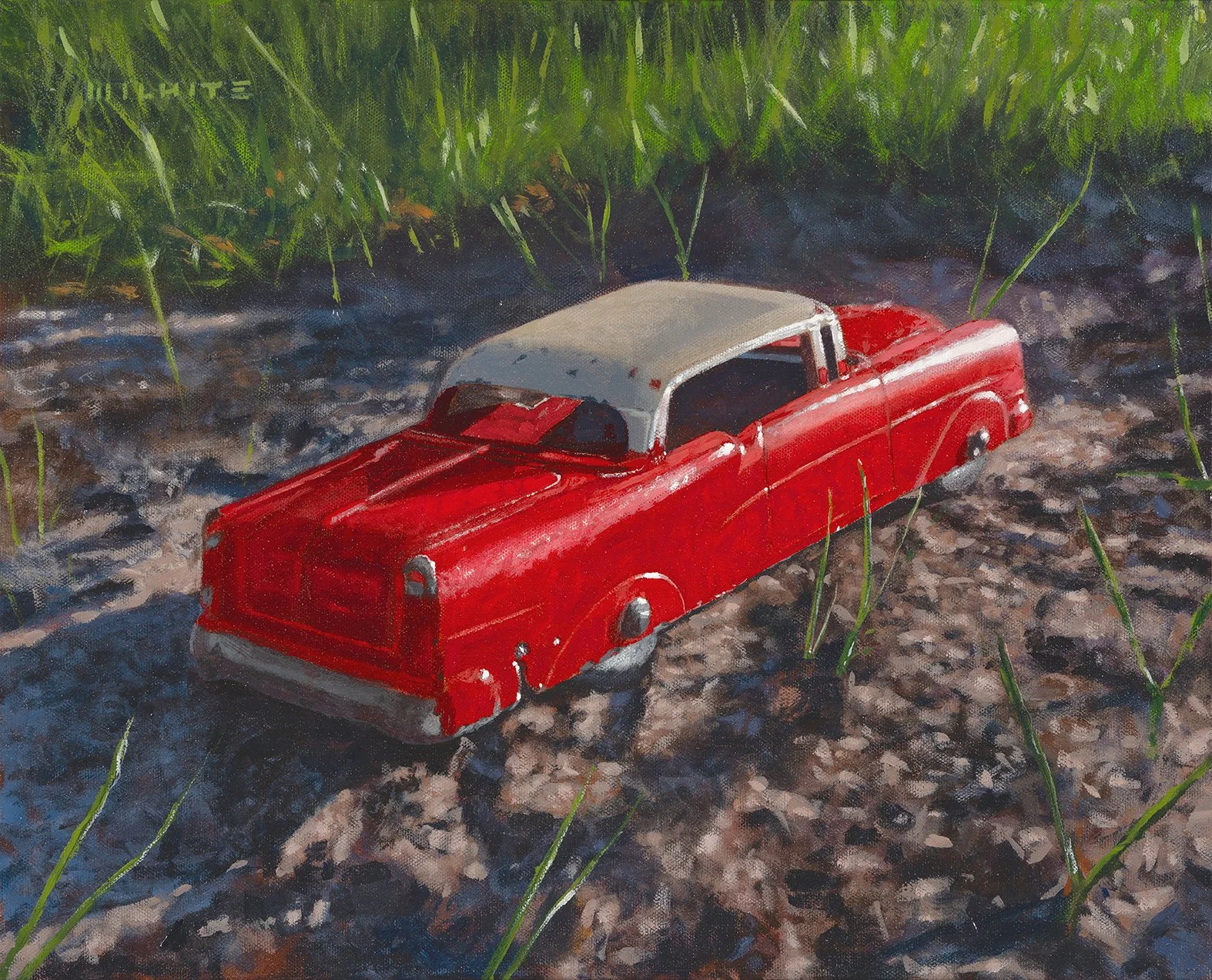 wilhite red car in yard72.jpg