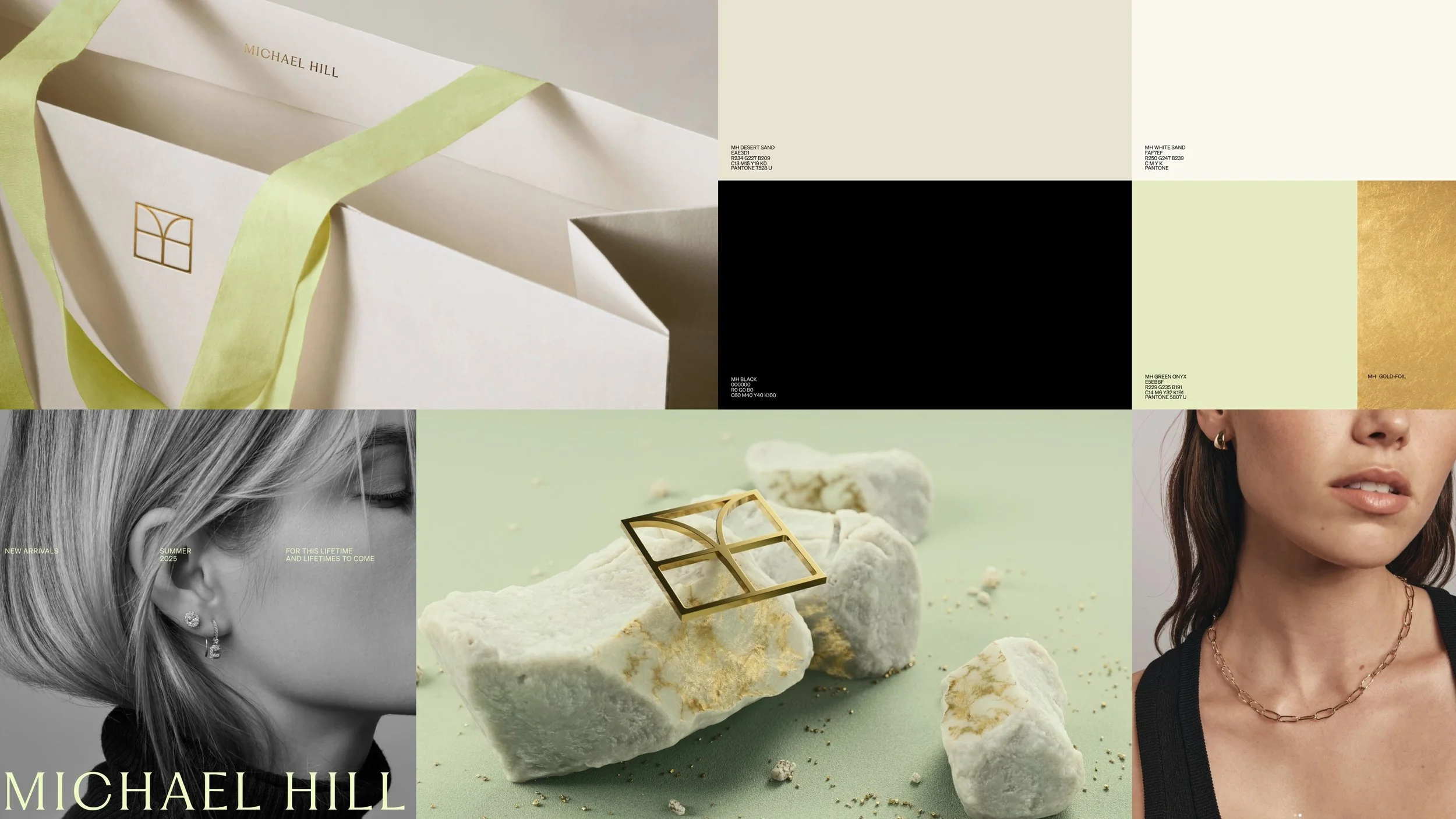  The new brandmark is deeply grounded in their origin story. A ‘M’ and ‘H’ combined create a window form, paying homage to the iconic window displays that Christine designed in the brand’s formative years. It elegantly reflects their heritage and pas