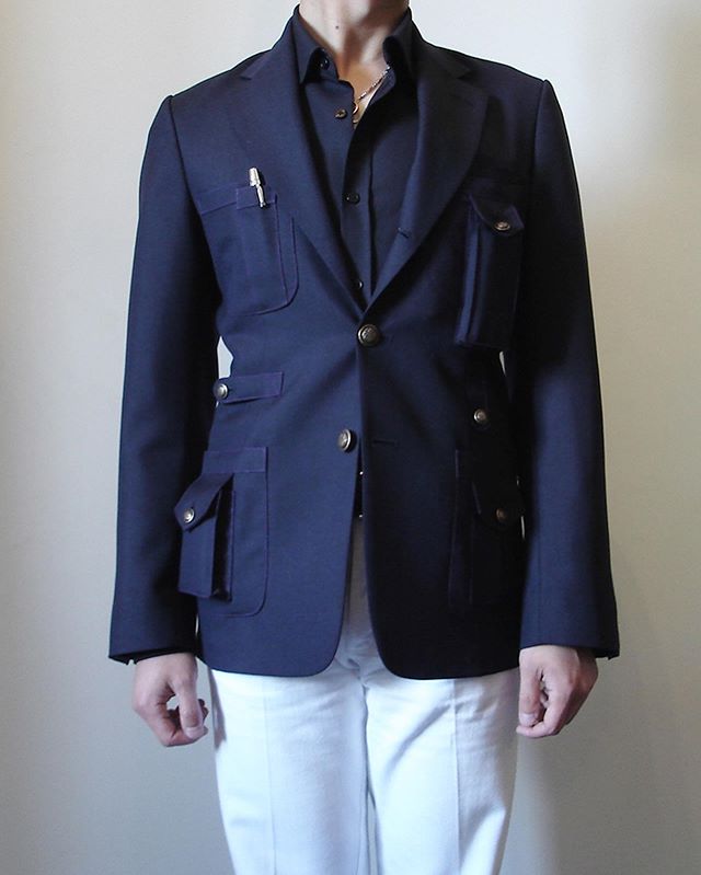 Back in the day, Bespoke Travel Jacket for customer (2009)