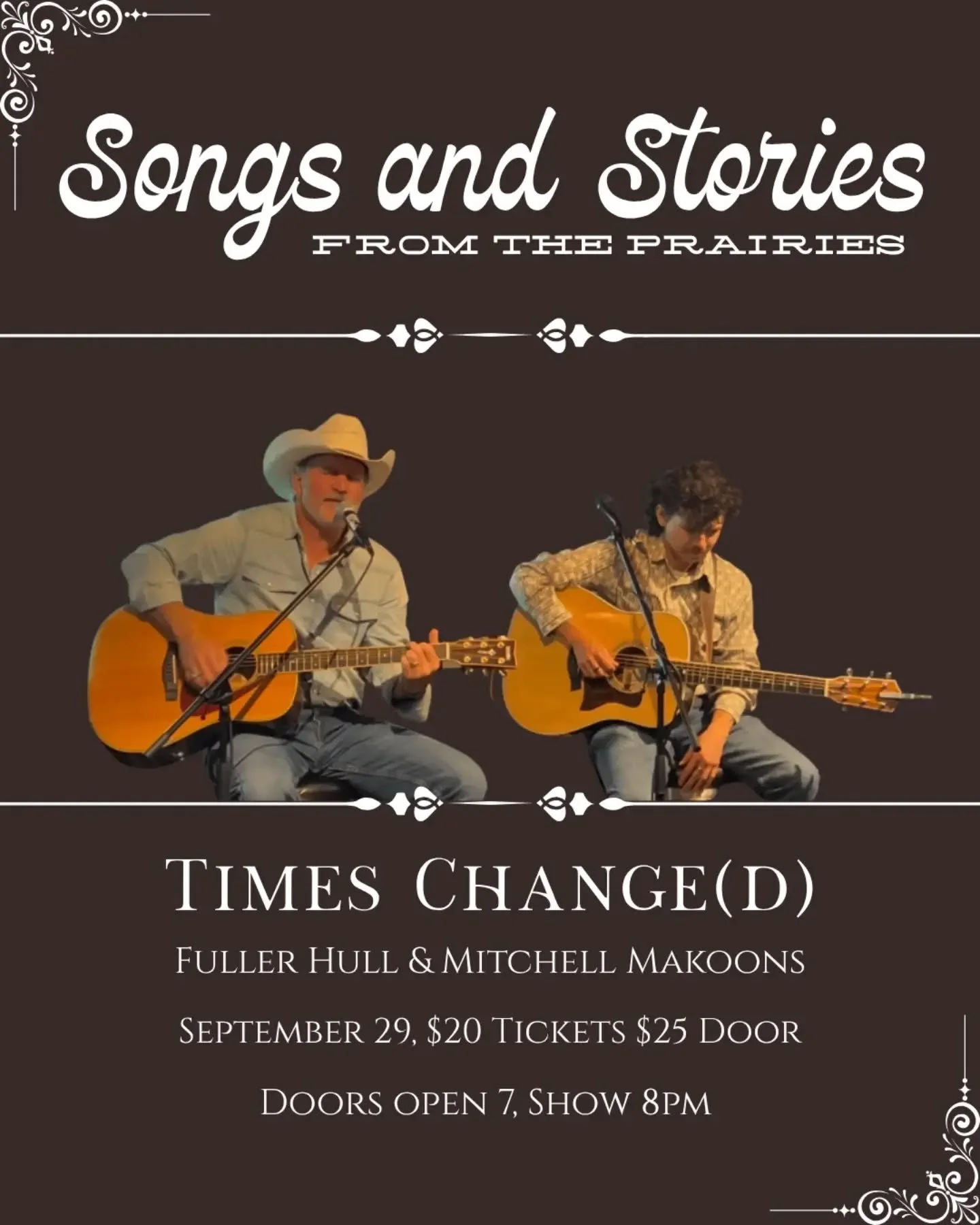 We're bringing the songs and stories show to Winnipeg! We'll be sharing some of our favorite songs we've written, and the stories that made them.