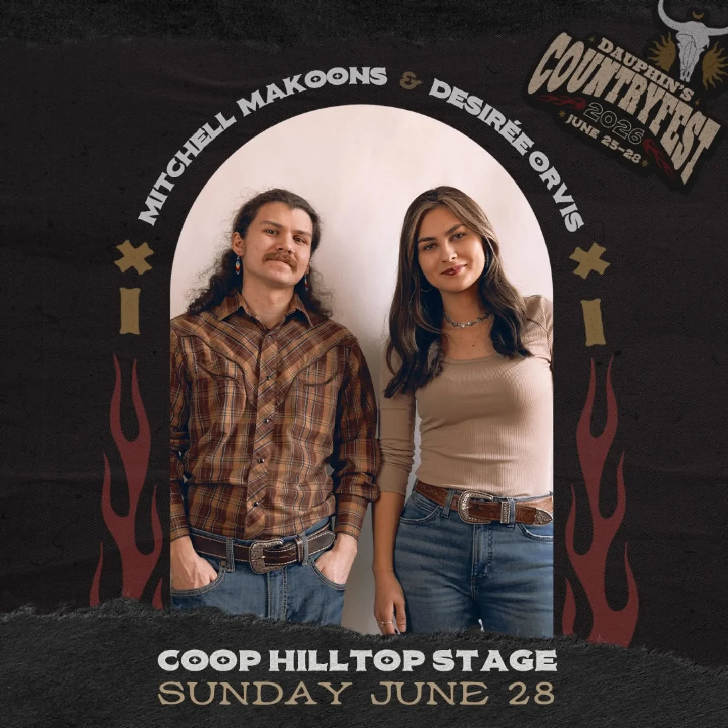 I'm sure proud of this kid. Every rehearsal, every gig, every time we jam, she just keeps getting better. We'll be sharing the stage tonight at a sold out show in Brandon. Looking forward to sharing the Hilltop stage together at Countryfest.