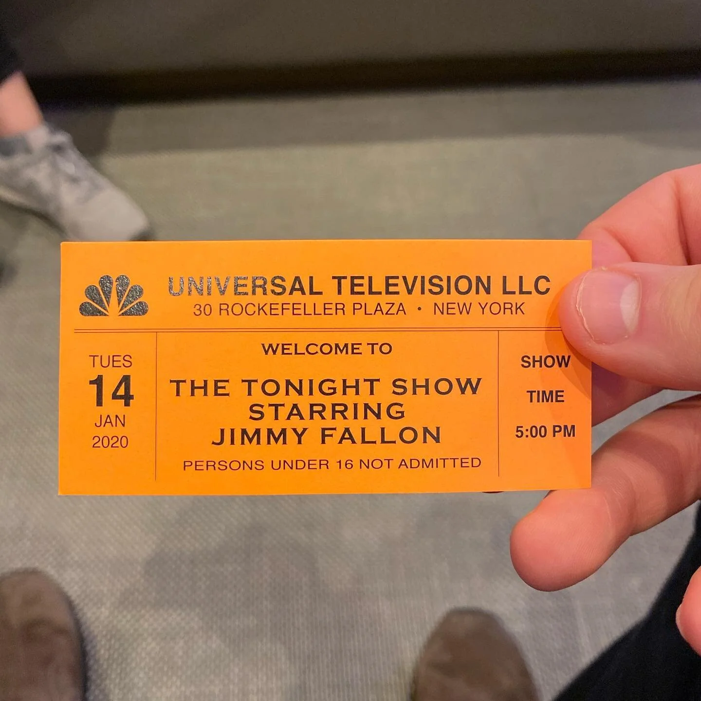 It was AMAZING seeing @fallontonight after 4 years of trying to get tickets. @jimmyfallon is the best talk show host ever. I&rsquo;m a huge fan! #fallontonight
