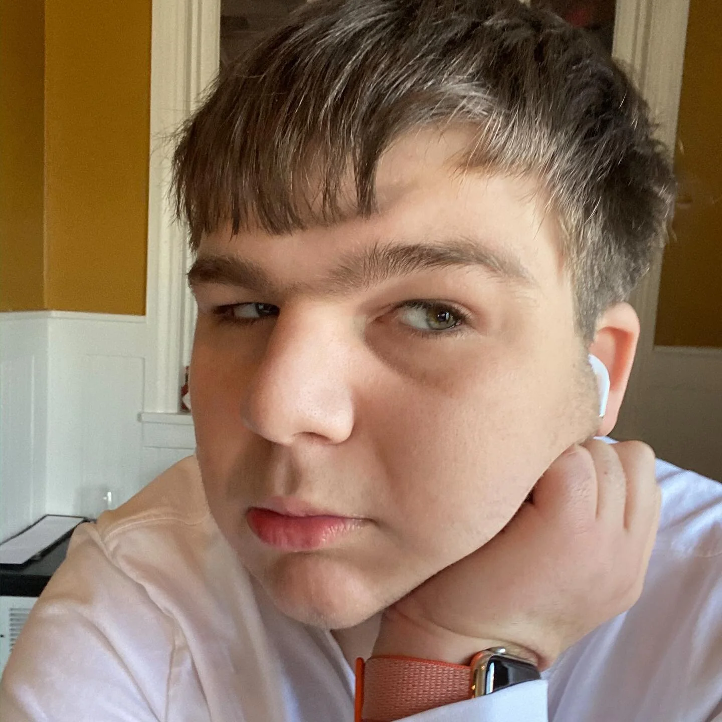 Rocking those AirPods Pro