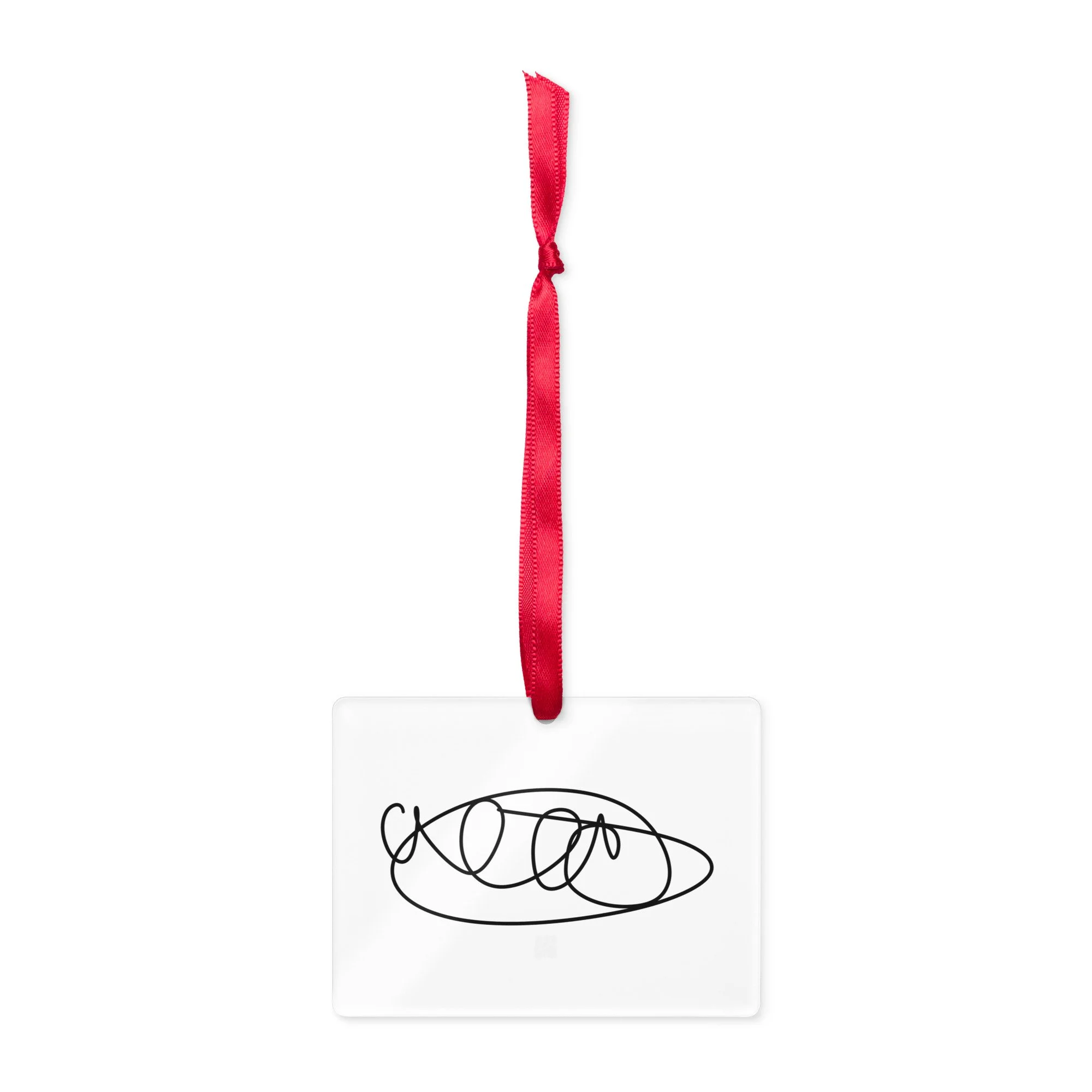 NEW! Alec Acrylic Ornament