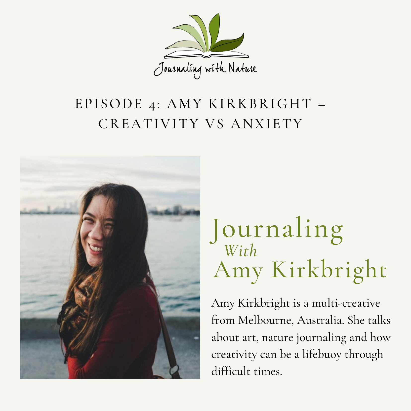 Episode 4: Amy Kirkbright – Creativity vs anxiety