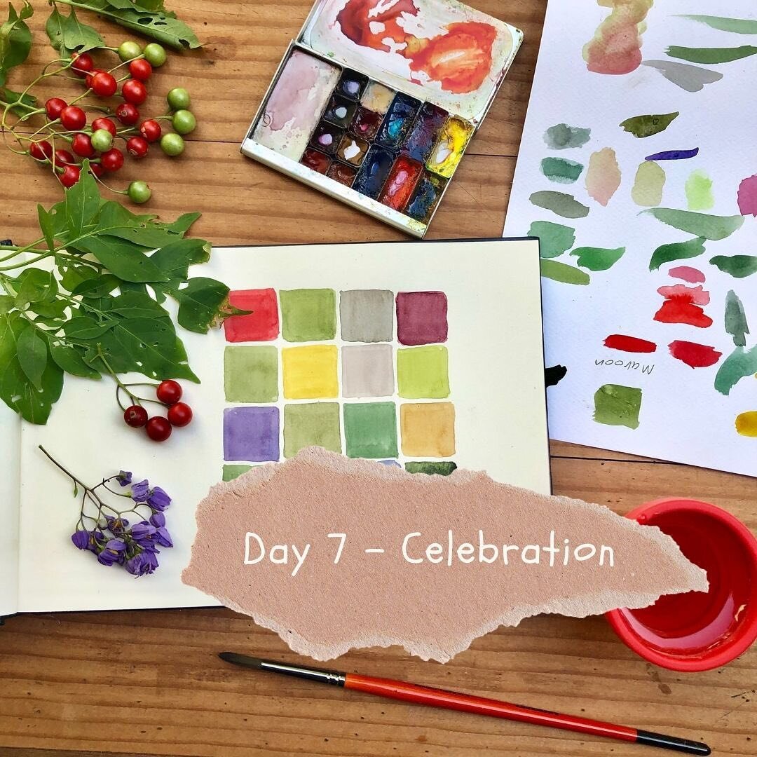 It&rsquo;s Day 7 of International Nature Journaling Week and our theme today is Celebration! We are celebrating all that we&rsquo;ve learned and shared this week, the growth of friendships and community, the deepening of our connection with nature an