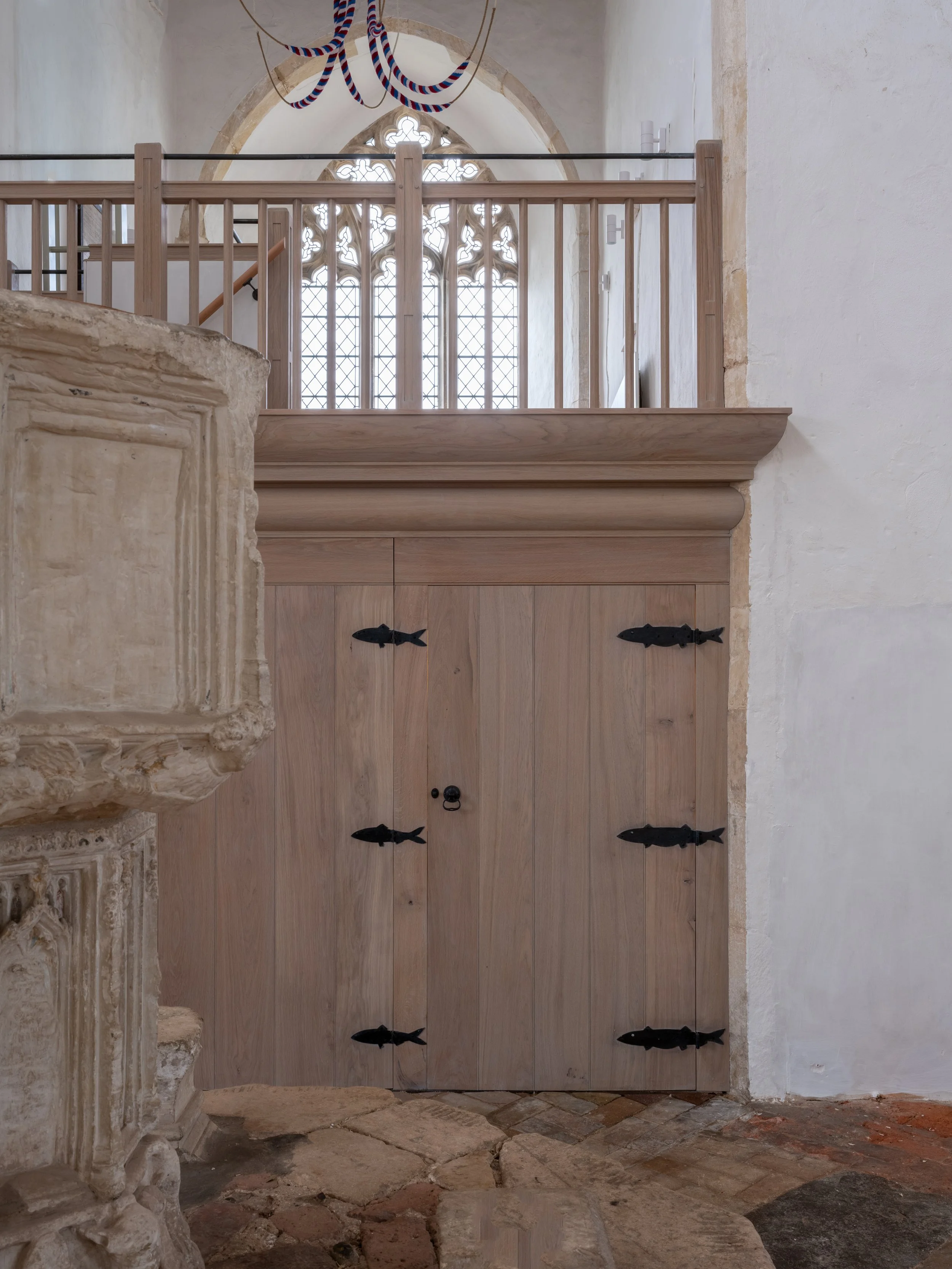 New Insertion in Blythburgh Church Suffolk : Charles Morris LVO