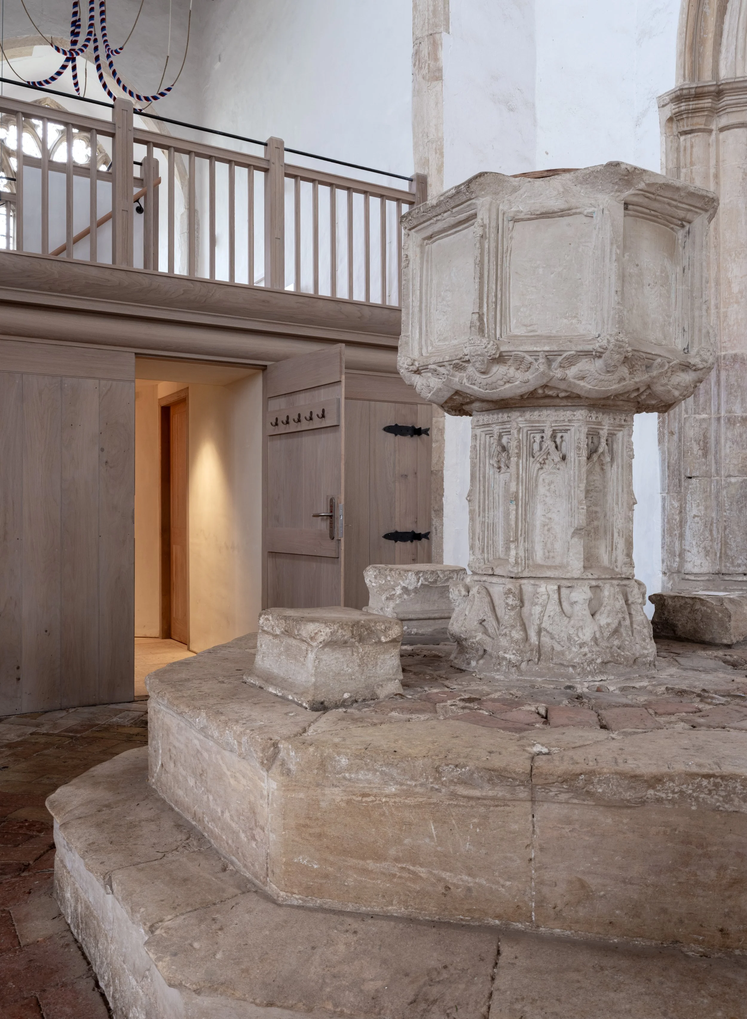 New Insertion Blythburgh Church Suffolk : Charles Morris LVO