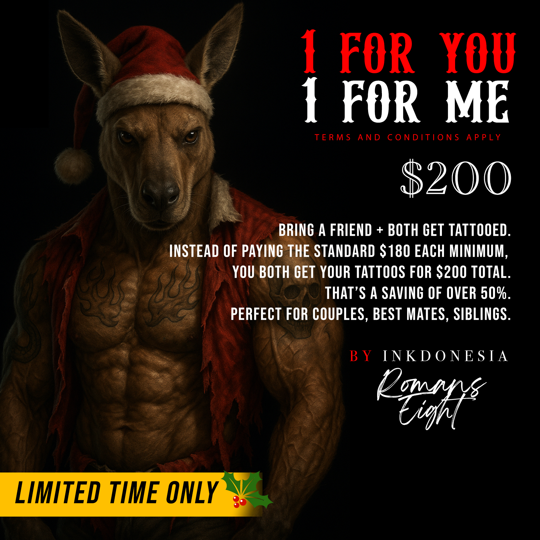 1 For You 1 For Me | $200 Christmas Gift Voucher