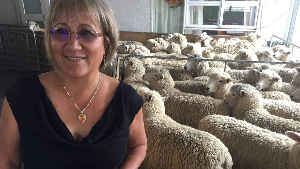 Mavis Mullins has long been associated with the wool industry.