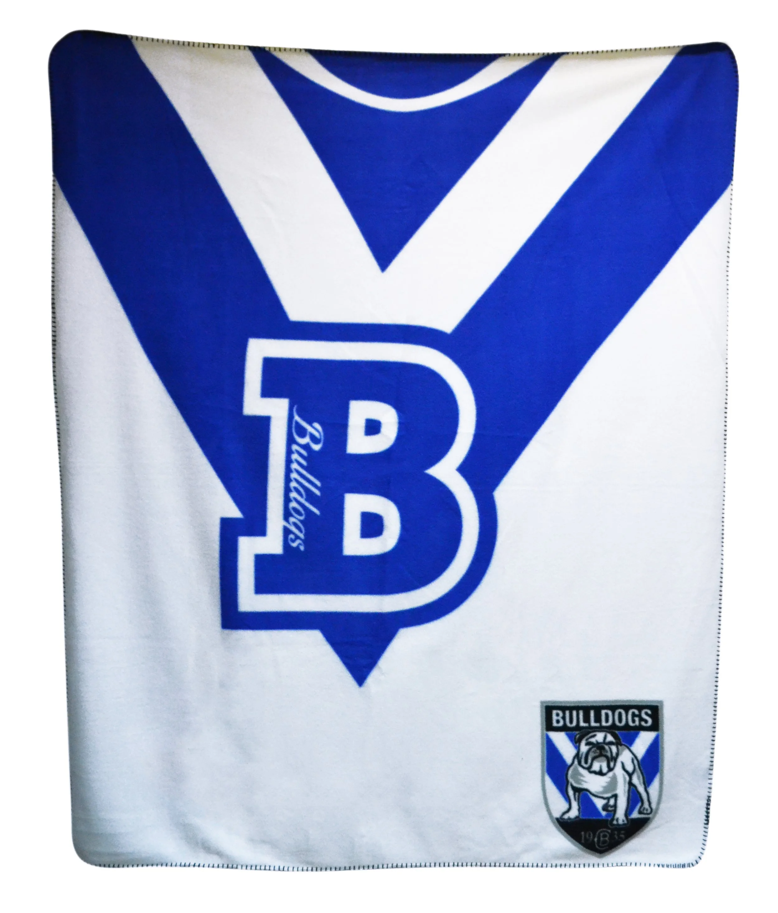 Primted Polar Fleece- Bulldogs.JPG
