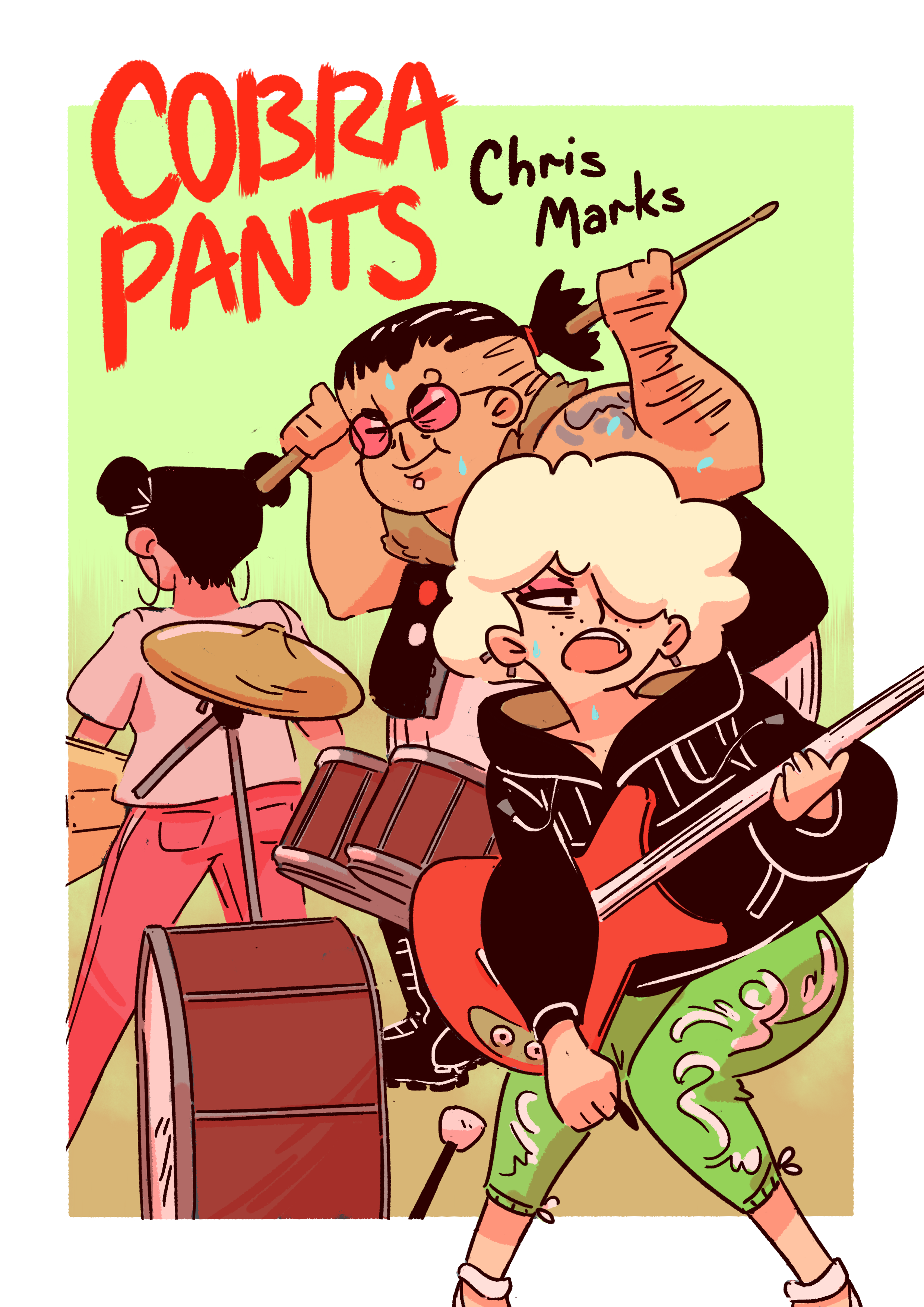 CREASEMARKS : Chris Marks is a wild, nocturnal animator and comics artist. Don't shine light directly onto them as they are terrified of it. Chris will be debuting their new, post-apocalyptic, romance comic; Everybody Skeletons at Homecooked.
