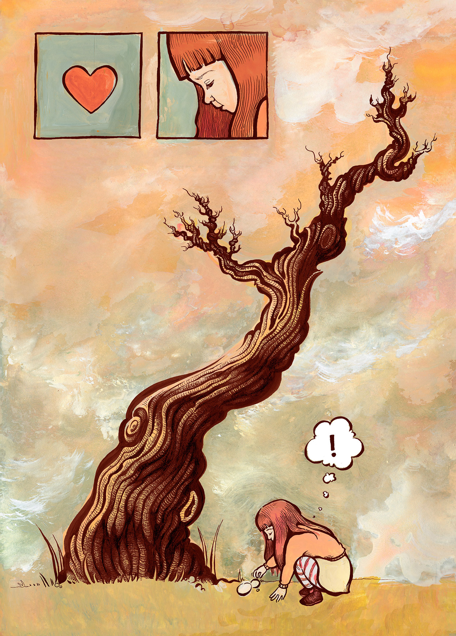 SCARLETTE BACCINI : Scarlette Baccini is a comic book author and freelance illustrator, best known for her b-grade comic series Zombolette . Her work occupies a wide spectrum of genres, from kids stories to comedy horror.