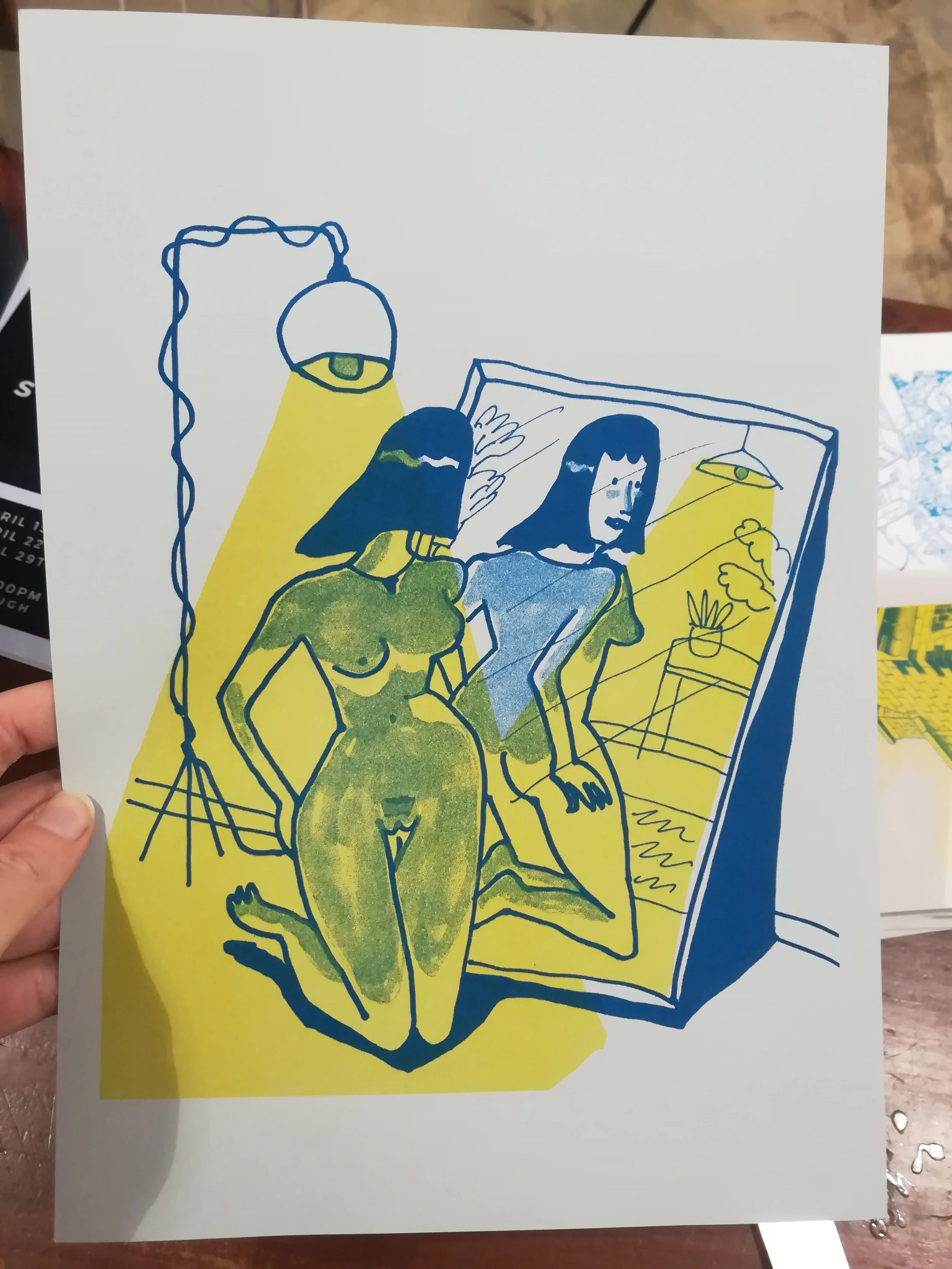 EMILIE WALSH : Emilie is a Melbourne-based artist, currently finishing her PhD at the Victorian College of the Arts. She works with a range of media, from comics and illustration to video, printmaking and 3D printing. Her illustrations have been published by The Lifted Brow , and she self-published her first comic book in 2018 with Tree Paper Comics in Melbourne.