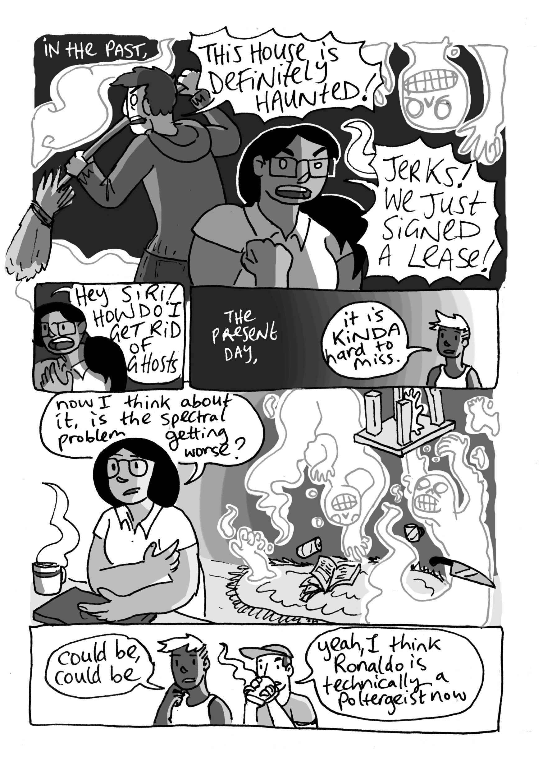 BRIAR ROLFE : Briar Rolfe is a zinester, graphic designer and illustrator. They’re passionate about stories, friendship and found family, but also mainly about ghosts and space and heists. They love finding the space between goofiness and sincerity and just building a little narrative house right in there.