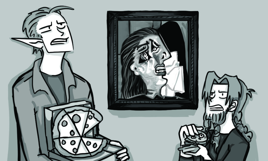 TEGAN NEW : Tegan is an illustrator from Melbourne drawing comics about detective stories with a dwarf and an elf, and love stories about food.
