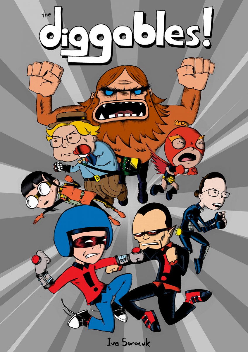 IVE SOROCUK : Ive Sorocuk has been creating minicomics for too long and making videogames for not long enough. His works include Comics Face, The Diggables, Awesomeness and the multiple-path minicomic Tiny Cowboys . All of these works contain jokes of varying quality.