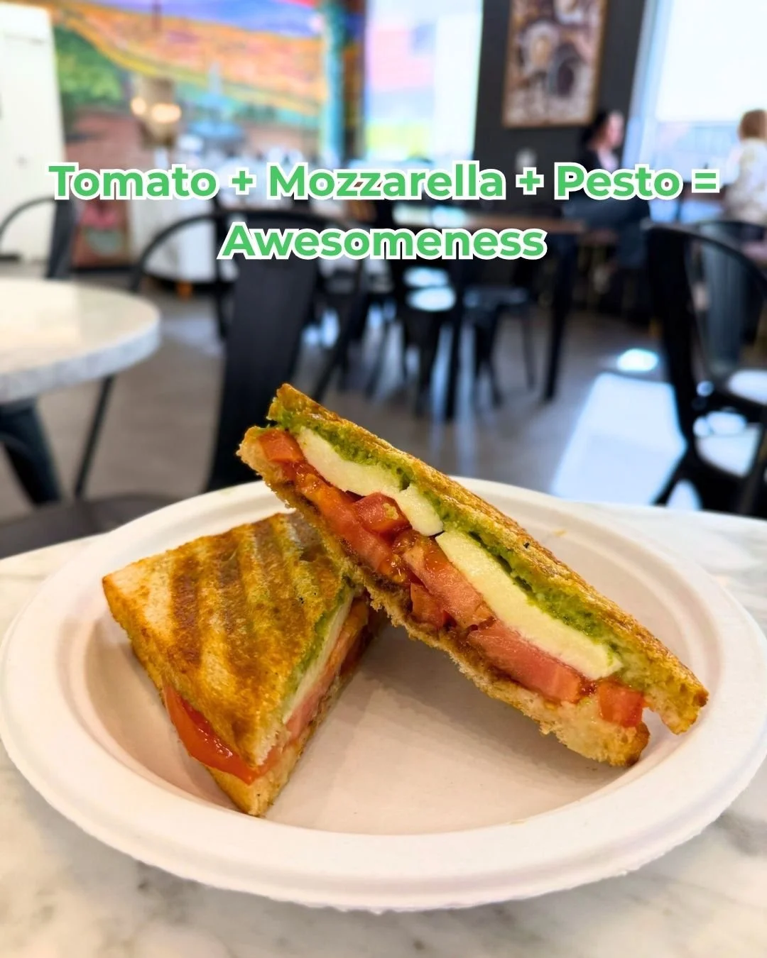 When your lunch looks this good, the equation just adds up. And with a little bit of balsamic glaze, you know it tastes just as good as it looks. 

📍 Find us on Main Street in Bel Air, MD
🚗 Our drive-thru is OPEN!
⏰ Hours: Mon&ndash;Sat 7:30&ndash;